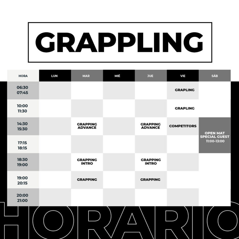 Horario-The-Art-of-Fighting-Grappling